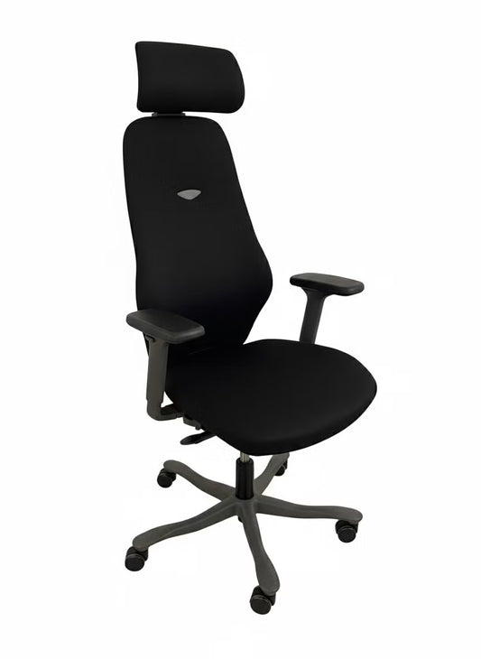 Kinnarps Plus [8] – Kontorstol med høy rygg og nakkestøtte